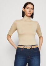 Z62T281 Women Anna Field Print T-Shirt Sand - Image 4