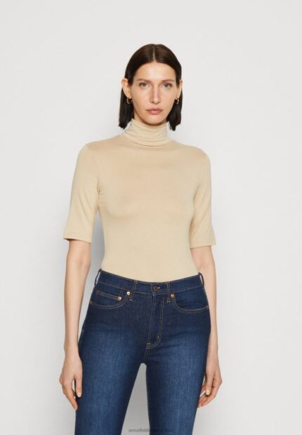 Z62T281 Women Anna Field Print T-Shirt Sand