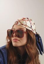 Z62T2832 Women Anna Field 2 Pack Foulard Dark Blue/Pink - Image 2