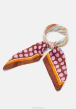 Z62T2845 Women Anna Field Foulard Pink/Brown/Yellow - Image 2