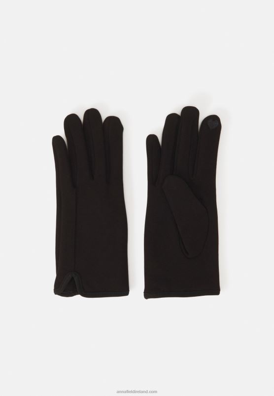 z62t2852_women_anna_field_gloves_black.jpg Z62T2852 Women Anna Field Gloves Black - Image 1