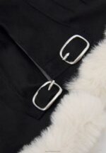 Z62T2855 Women Anna Field Gloves Black/Off White - Image 2