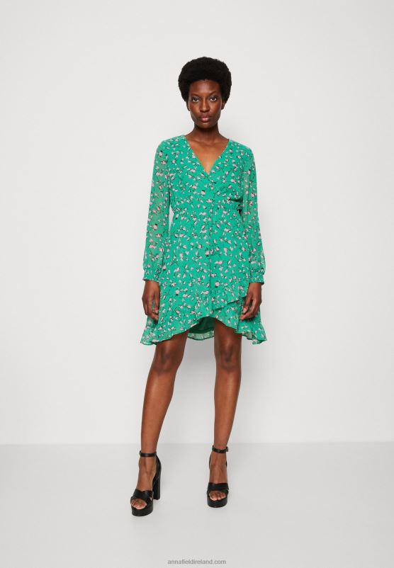 z62t28_women_anna_field_day_dress_green_multi_coloured.jpg Z62T28 Women Anna Field Day Dress Green/Multi Coloured - Image 1