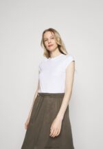 Z62T304 Women Anna Field Basic T-Shirt White - Image 4
