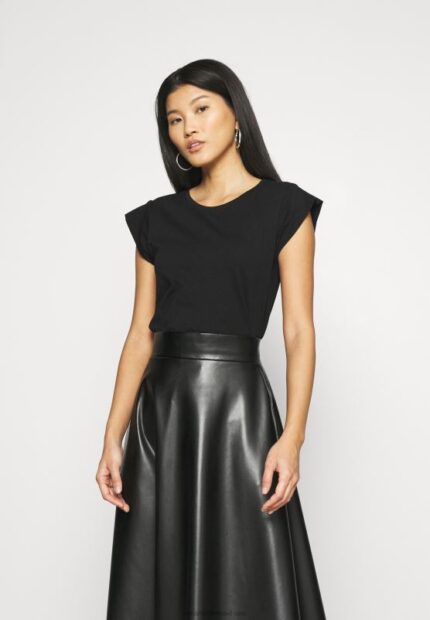 Z62T314 Women Anna Field Basic T-Shirt Black