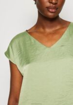 Z62T315 Women Anna Field Basic T-Shirt Olive - Image 6