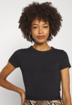 Z62T316 Women Anna Field 2 Pack Basic T-Shirt White/Black - Image 6