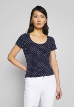 Z62T329 Women Anna Field 2Er Pack Print T-Shirt Navy/White - Image 3