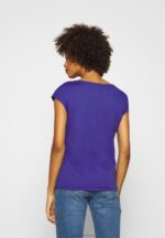 Z62T348 Women Anna Field Basic T-Shirt Clematis Blue - Image 3