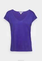 Z62T348 Women Anna Field Basic T-Shirt Clematis Blue - Image 5