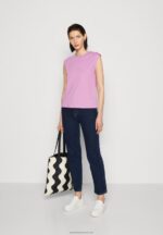 Z62T363 Women Anna Field Basic T-Shirt Lilac - Image 2