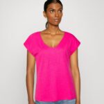 Z62T378 Women Anna Field Basic T-Shirt Pink