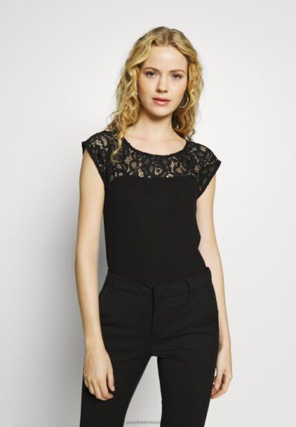 Z62T379 Women Anna Field Basic T-Shirt Black