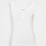 Z62T387 Women Anna Field Top White