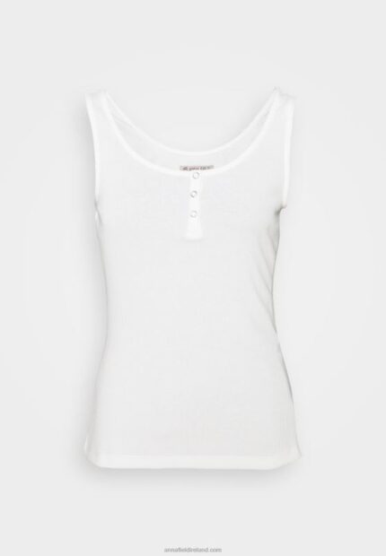 Z62T387 Women Anna Field Top White