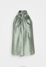 Z62T390 Women Anna Field Top Light Green - Image 5
