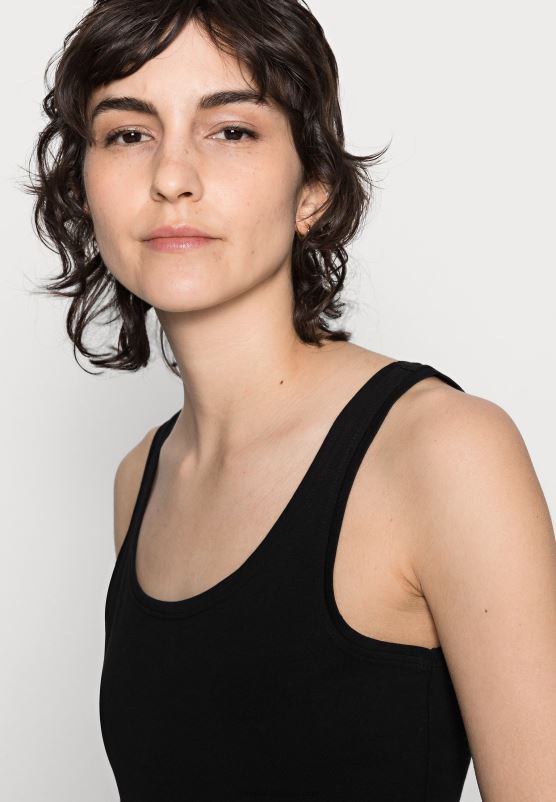 Z62T397 Women Anna Field Basic Tank 3Er Pack Top Black/White /Khaki - Image 5