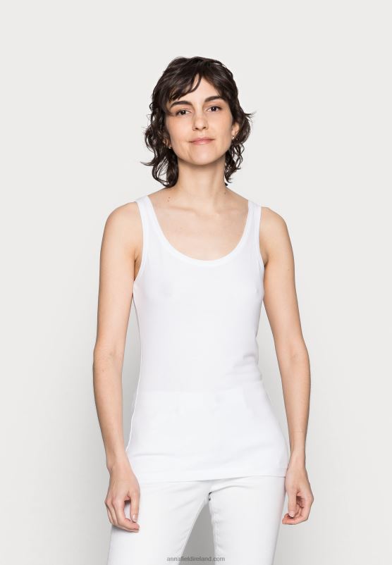 Z62T397 Women Anna Field Basic Tank 3Er Pack Top Black/White /Khaki - Image 6