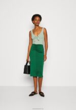 Z62T409 Women Anna Field Top Light Green - Image 2