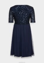 Z62T40 Women Anna Field Cocktail Dress Party Dress Dark Blue - Image 2