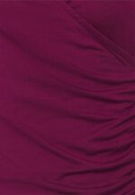Z62T410 Women Anna Field Top Dark Red - Image 3