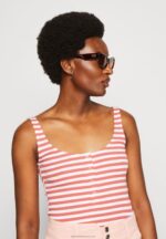 Z62T418 Women Anna Field Top White/Red - Image 4