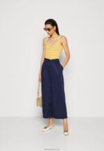 Z62T419 Women Anna Field Top White/Yellow - Image 2