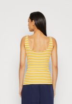 Z62T419 Women Anna Field Top White/Yellow - Image 3