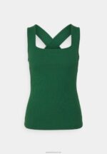 Z62T425 Women Anna Field Top Dark Green