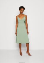 Z62T42 Women Anna Field Jersey Dress Green