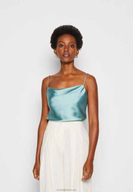 Z62T432 Women Anna Field Top Light Blue