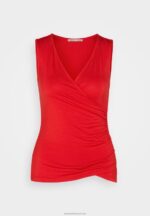 Z62T437 Women Anna Field Top Red - Image 5