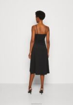 Z62T43 Women Anna Field Jersey Dress Black - Image 3