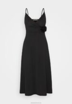 Z62T43 Women Anna Field Jersey Dress Black - Image 5