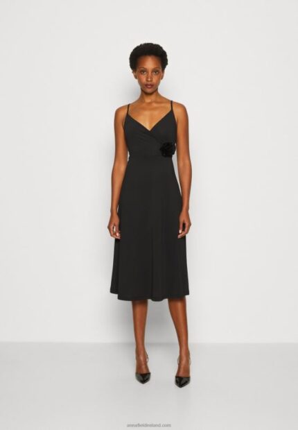 Z62T43 Women Anna Field Jersey Dress Black