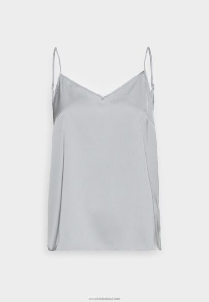 Z62T440 Women Anna Field Top Light Grey