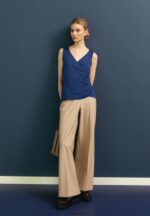 Z62T441 Women Anna Field Top Dark Blue - Image 3