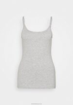 Z62T445 Women Anna Field 5 Pack Top Black/White/Mottled Light Grey - Image 2