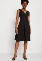 Z62T44 Women Anna Field Jersey Dress Black - Image 4