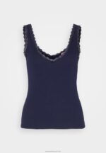 Z62T456 Women Anna Field Top Dark Blue - Image 5