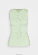 Z62T464 Women Anna Field Top Light Green - Image 5