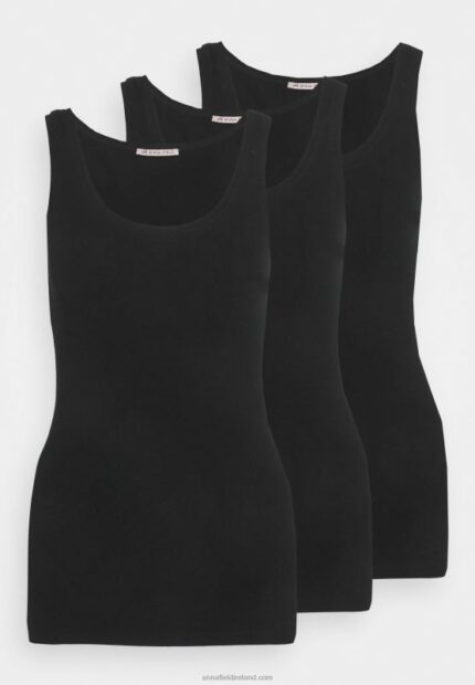 Z62T468 Women Anna Field Basic Tank 3Er Pack Top Black/Black/Black