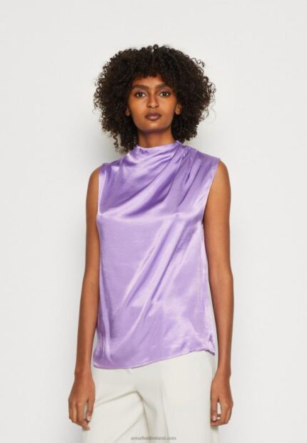 Z62T469 Women Anna Field Top Lilac