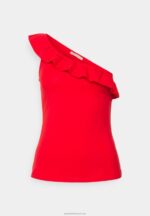 Z62T473 Women Anna Field Top Red - Image 7