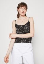Z62T477 Women Anna Field Top Black/White - Image 4