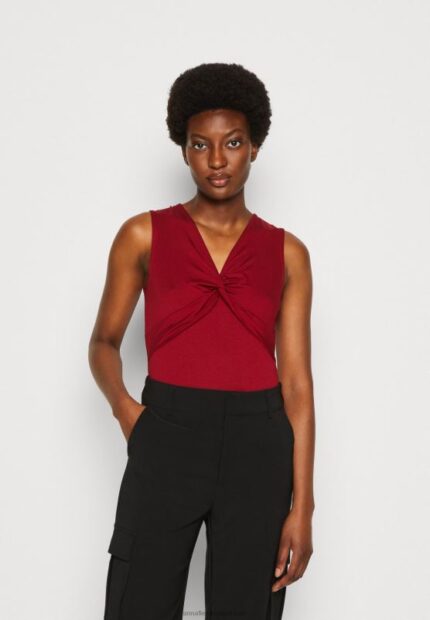 Z62T480 Women Anna Field Top Dark Red