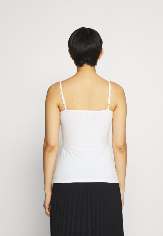 Z62T481 Women Anna Field 5 Pack Top Black/White/Mottled Light Grey - Image 3