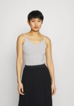 Z62T481 Women Anna Field 5 Pack Top Black/White/Mottled Light Grey - Image 4