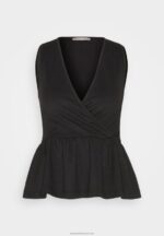 Z62T488 Women Anna Field Top Black - Image 5