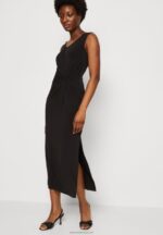Z62T48 Women Anna Field Jersey Dress Black - Image 4